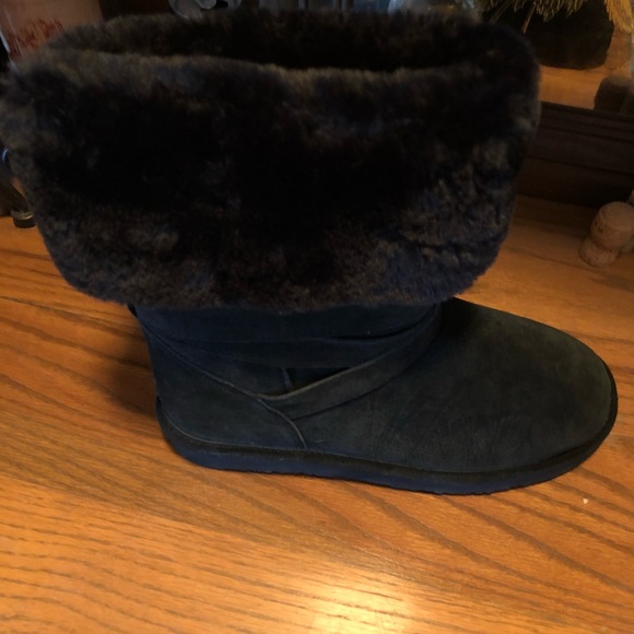 Lamb boots black (similar to uggs) - Picture 1 of 5